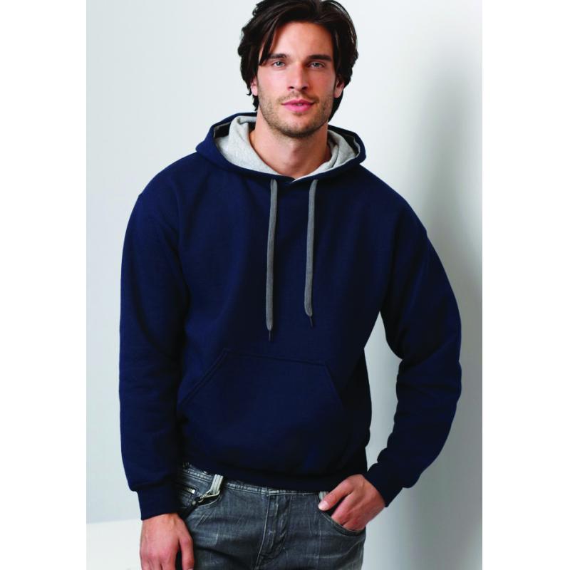 Image of Gildan Men's Heavy Contrast Hooded Sweatshirt