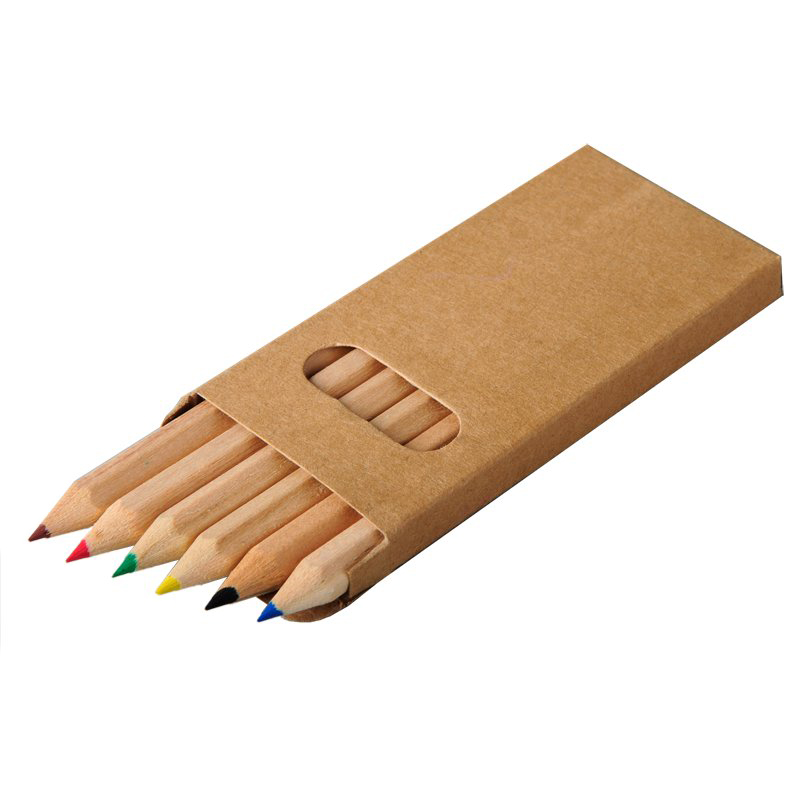 Image of 6 Piece 9cm Pencil Set