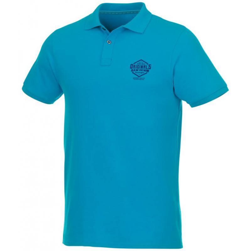 Image of Beryl short sleeve men's GOTS organic GRS recycled polo